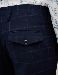 Sebastian Windowpane Check Tailored Pant