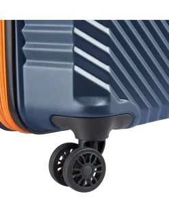 Securitech Patrol 66cm Expandable Hard Shell Suitcase Blue