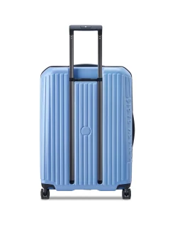Securitime 65cm Expandable Medium Suitcase Lavender Blue
