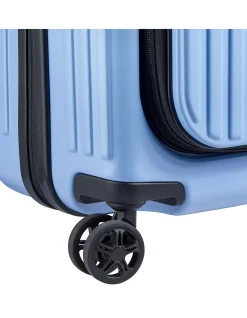 Securitime 65cm Expandable Medium Suitcase Lavender Blue