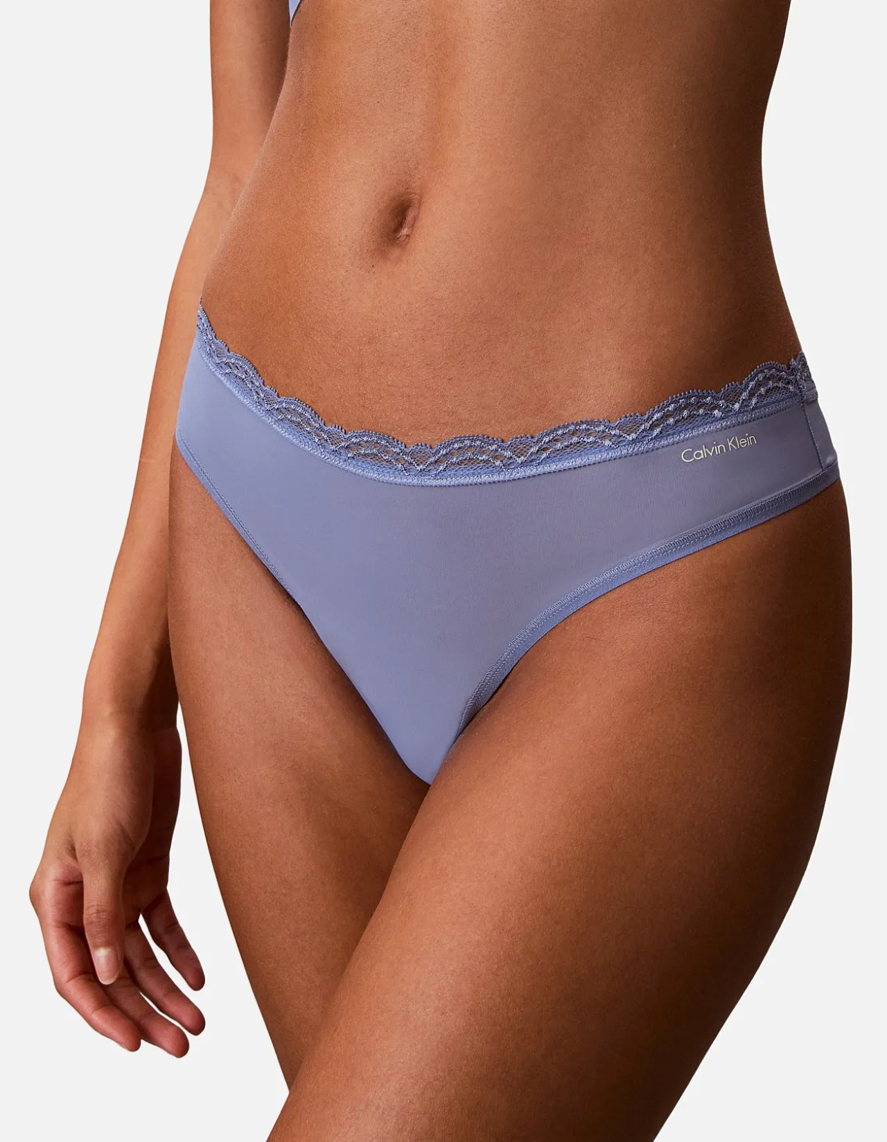 SENSUAL LACE TRIM THONG