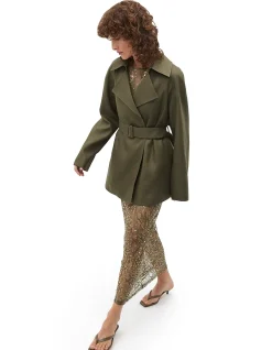 SEQUIN LACE SKIRT