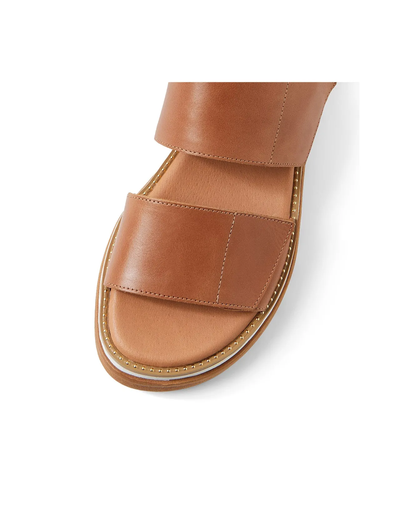 Shani Leather Platform Strap Sandals