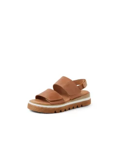 Shani Leather Platform Strap Sandals