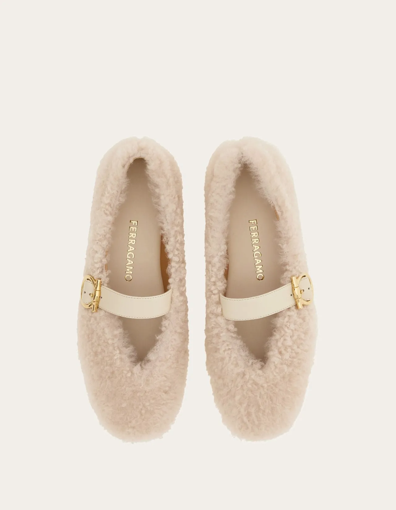 SHEARLING BALLET FLAT
