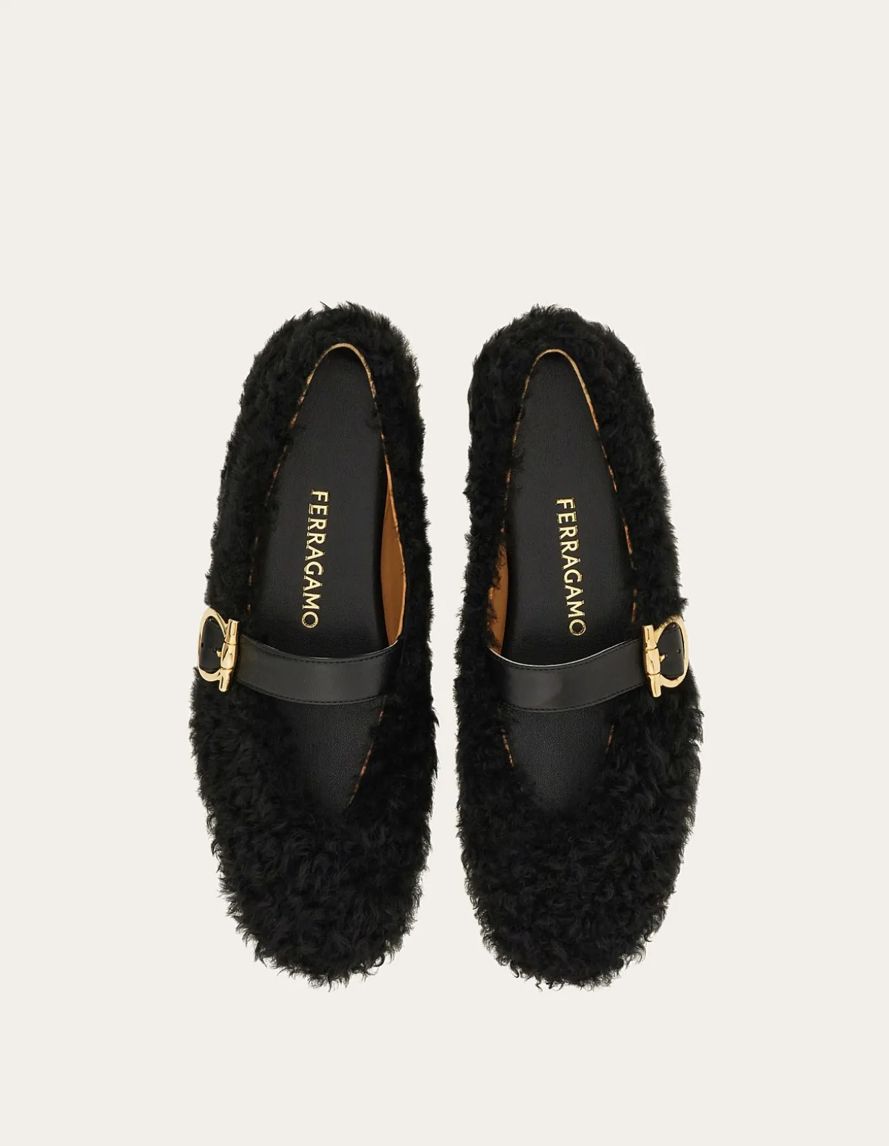SHEARLING BALLET FLAT