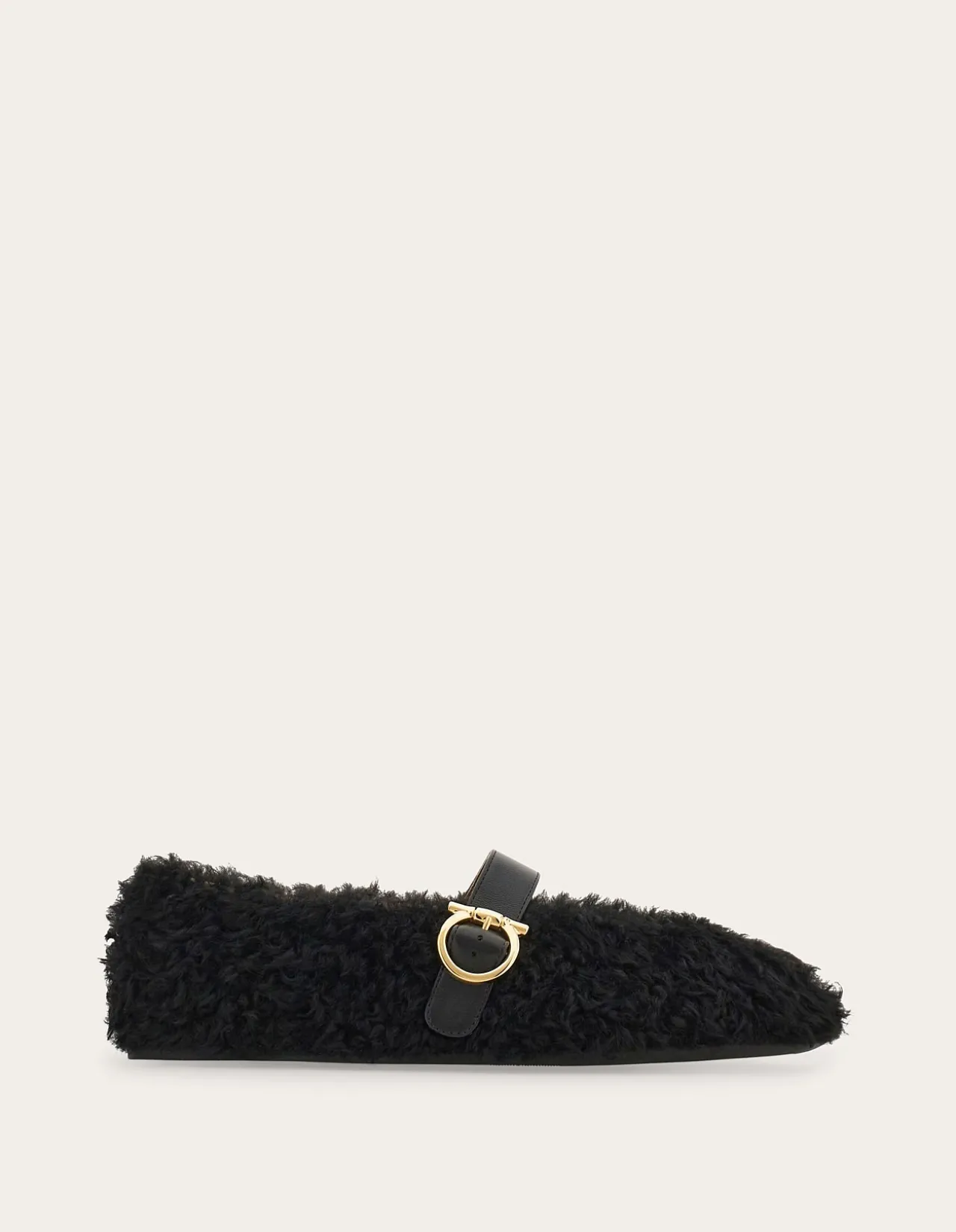 SHEARLING BALLET FLAT