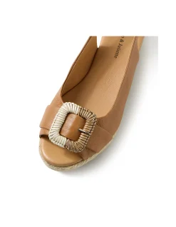 Sheba Rope Wedge Slingback Sandals