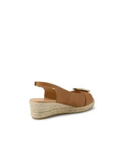 Sheba Rope Wedge Slingback Sandals