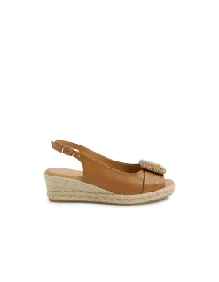 Sheba Rope Wedge Slingback Sandals