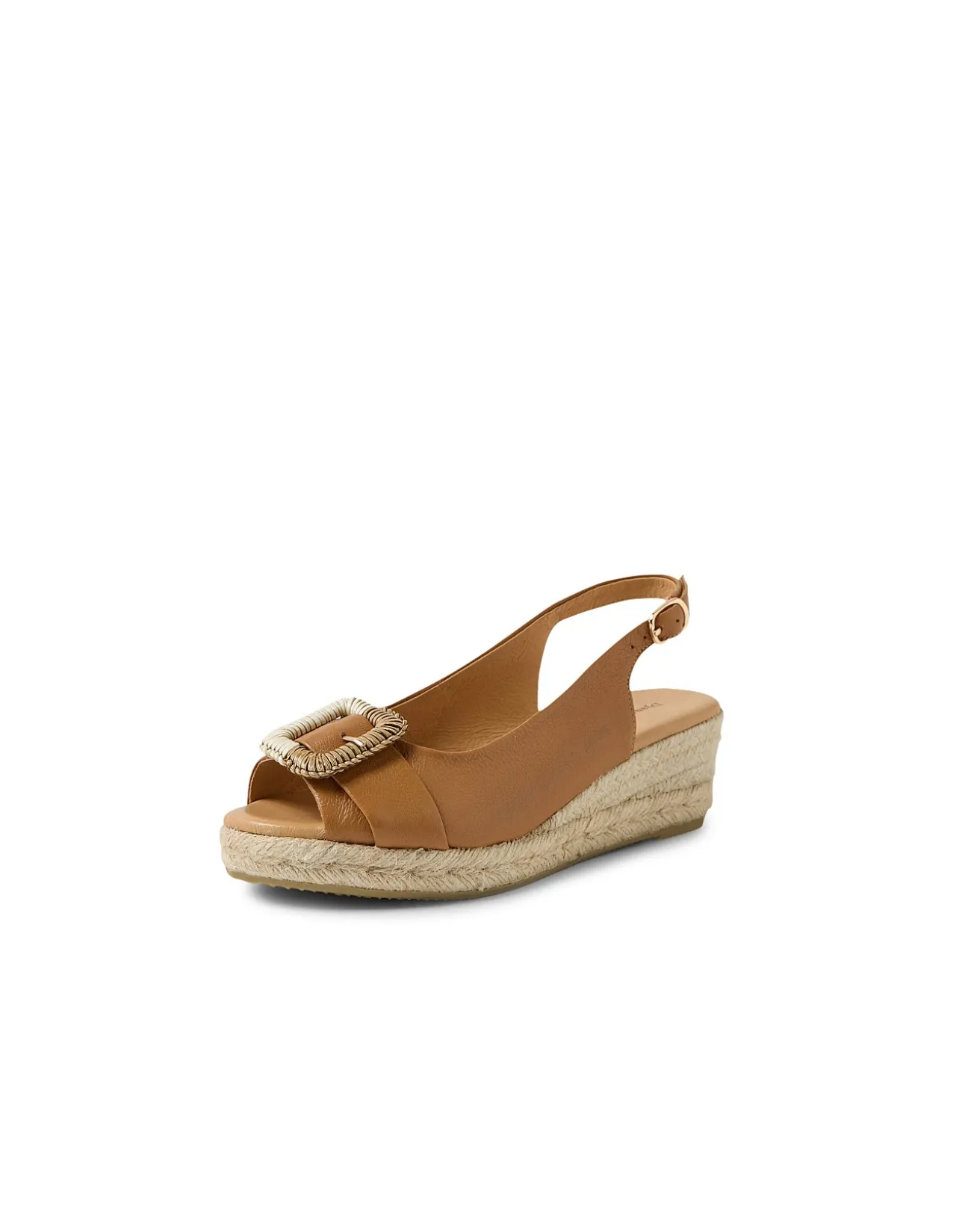 Sheba Rope Wedge Slingback Sandals
