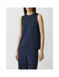Shell Tank Top in Silk Georgette