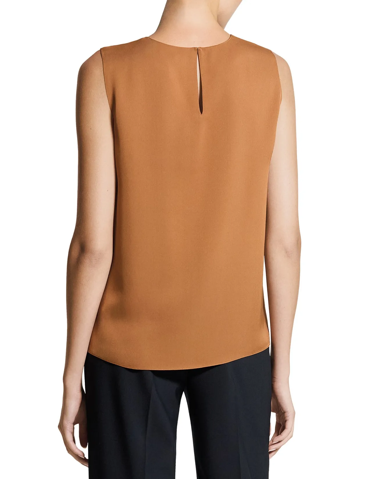 Shell Tank Top in Silk Georgette