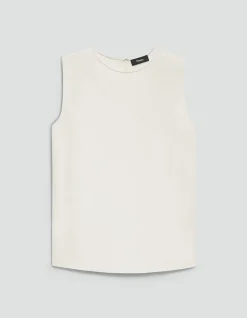 Shell Tank Top in Silk Georgette