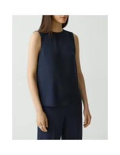 Shell Tank Top in Silk Georgette