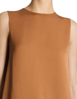 Shell Tank Top in Silk Georgette