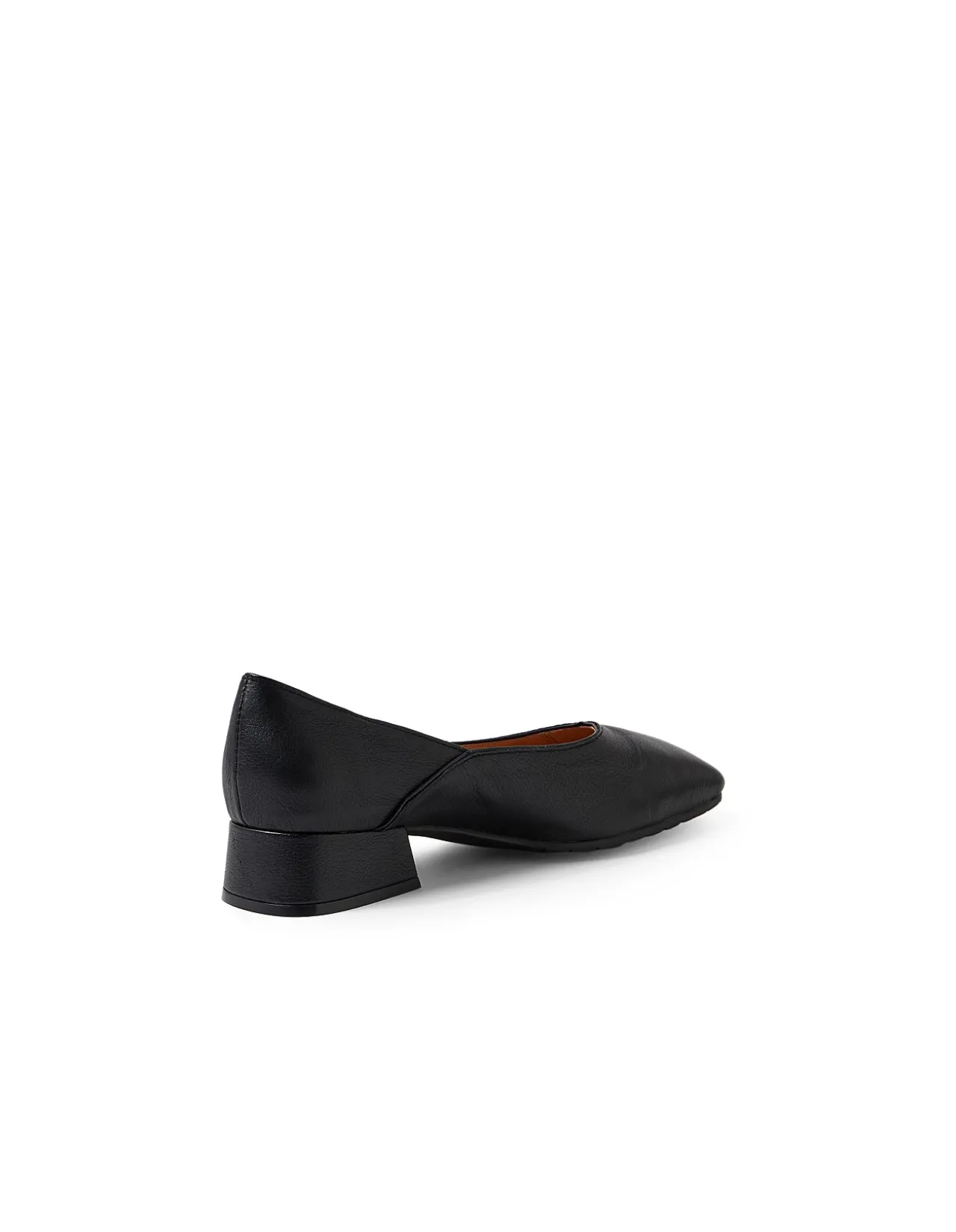 Shimma Square Toe Low Block Heel Pumps