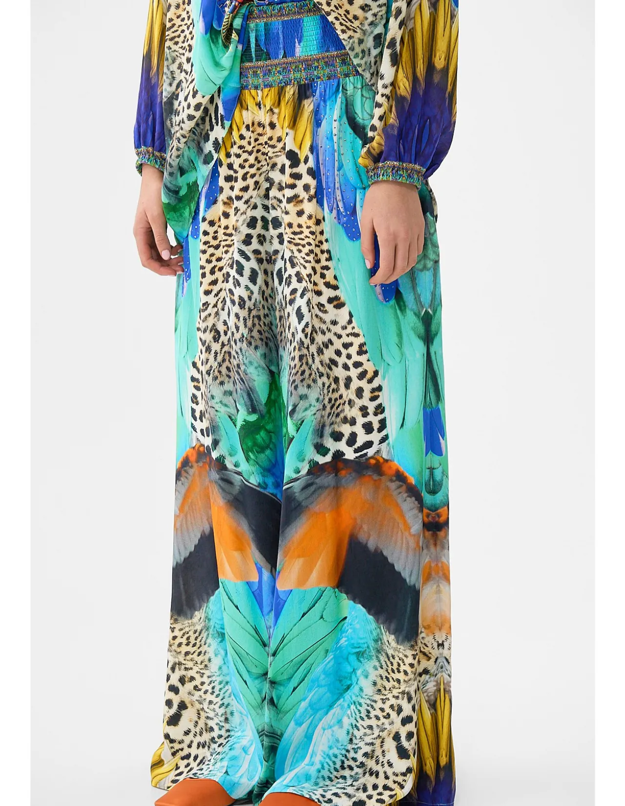 SHIRRED WAIST PANT