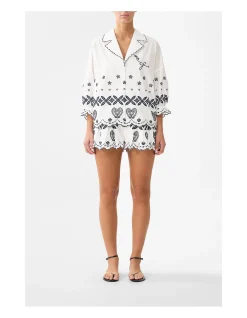 SHIRT WITH GATHERED CUFF