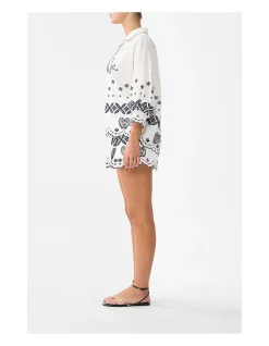 SHIRT WITH GATHERED CUFF