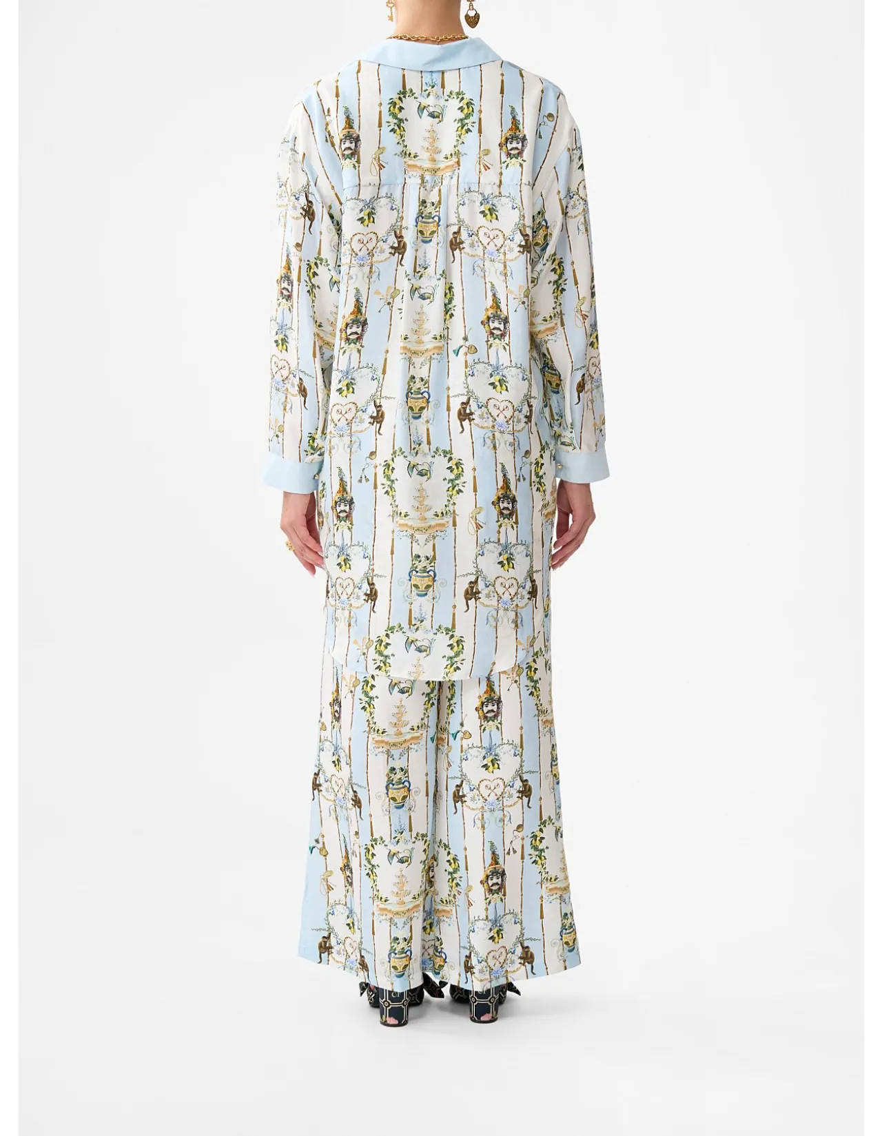 SHIRT TUNIC WITH SIDE BUTTONS