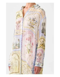 SHIRT TUNIC WITH SIDE BUTTONS
