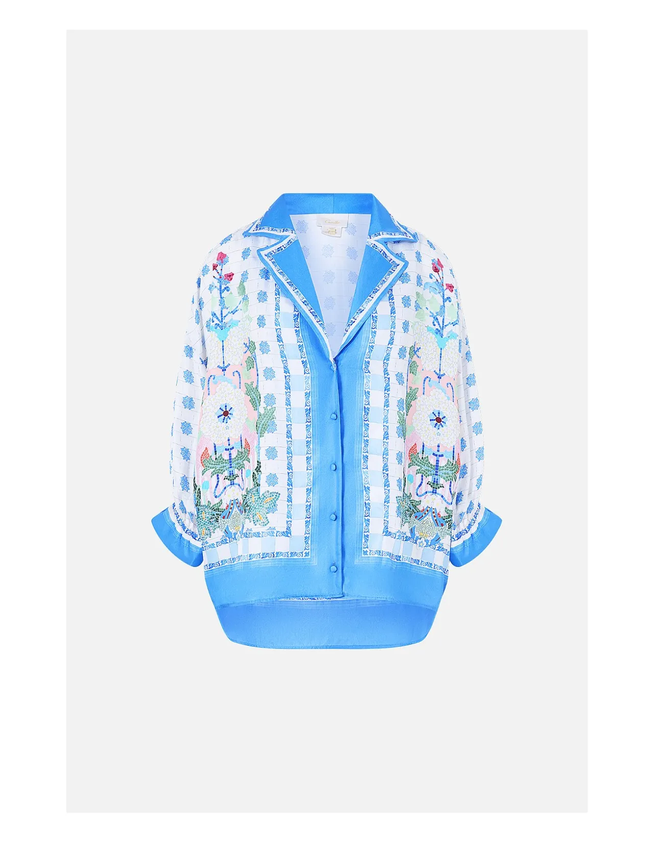 SHIRT WITH GATHERED CUFF