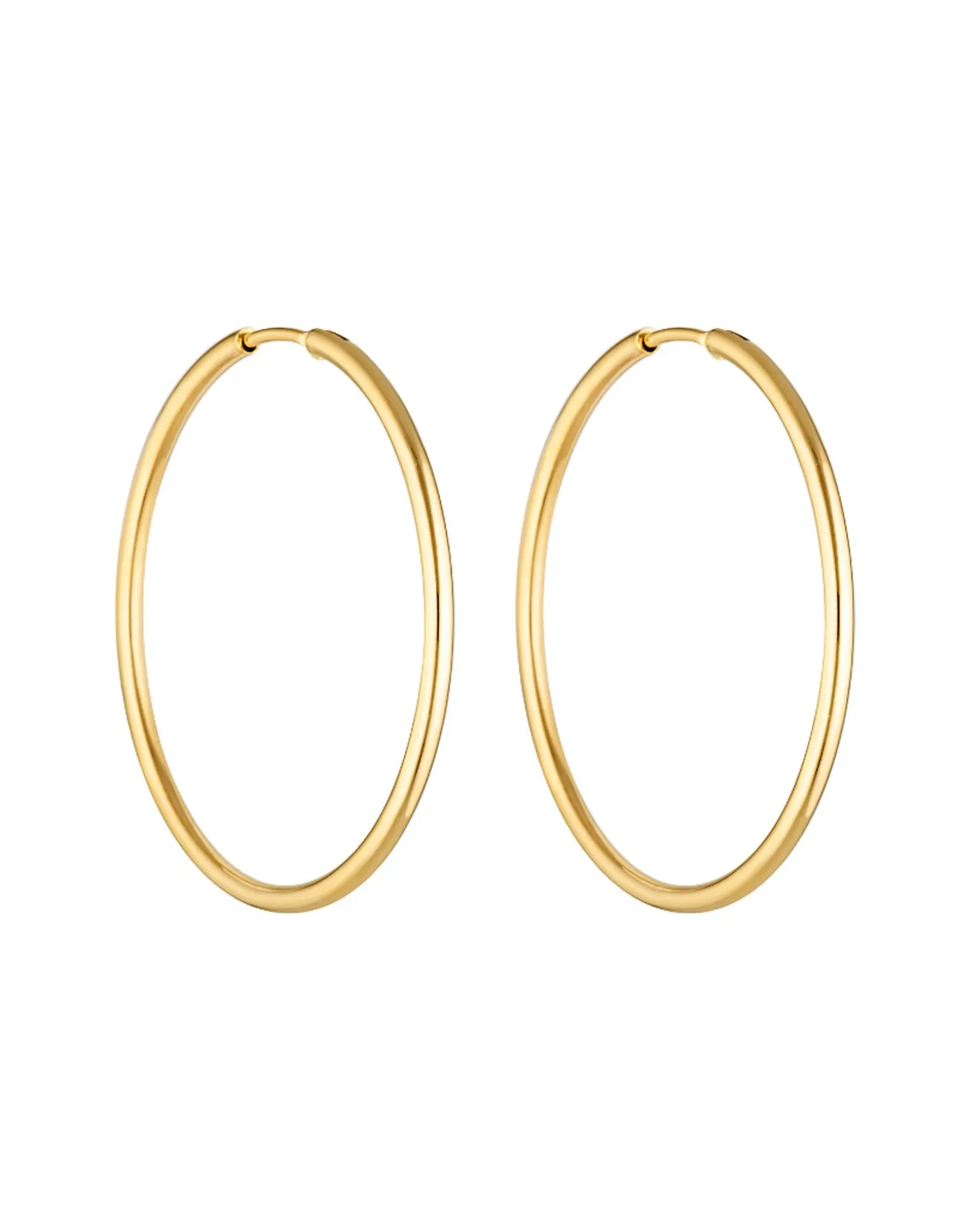 90'S HOOPS GOLD - 40MM