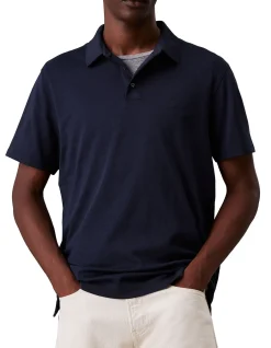 Short Sleeve Supima Chest Emb Polo