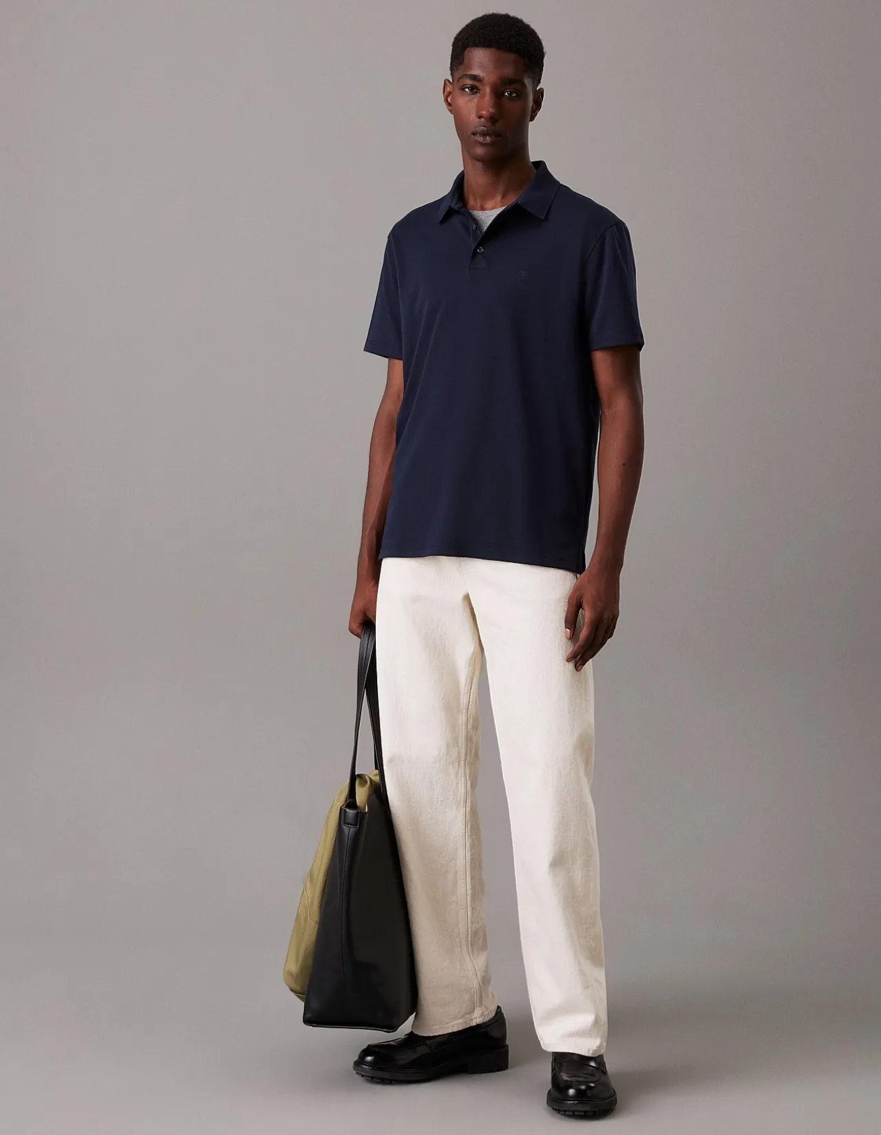Short Sleeve Supima Chest Emb Polo
