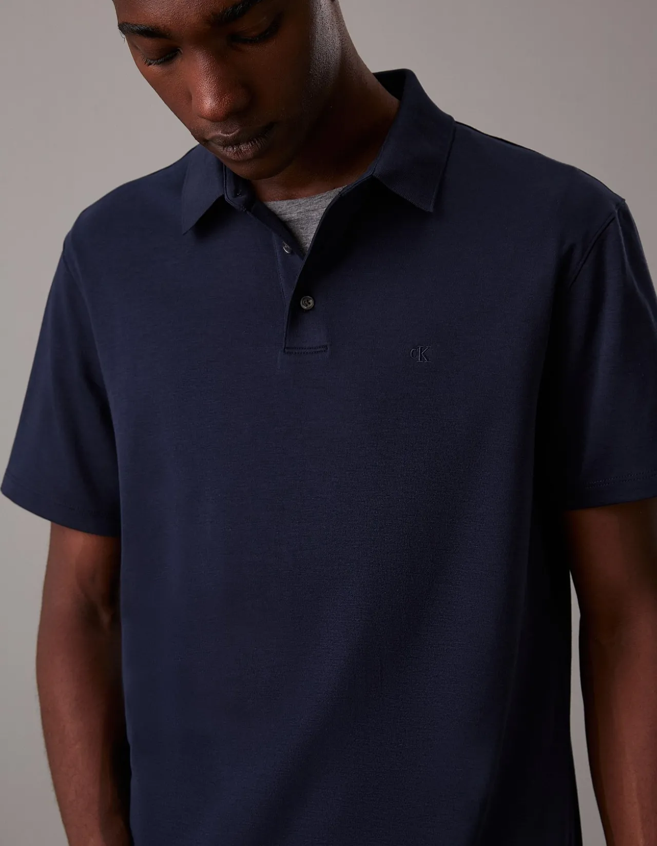 Short Sleeve Supima Chest Emb Polo