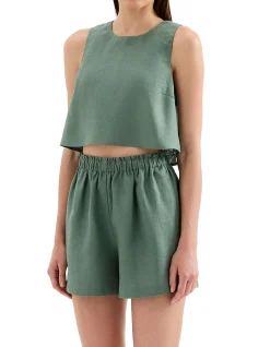 Sian Linen Top