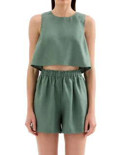 Sian Linen Top