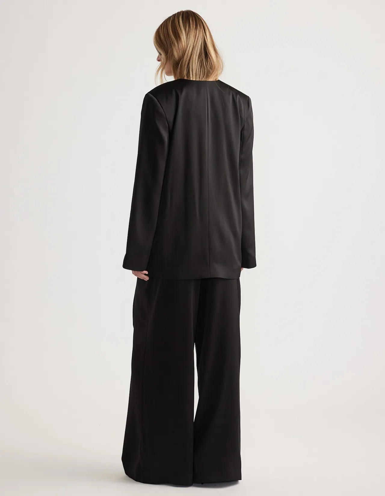 SIDNEY SATIN BLAZER