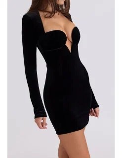 SIERRA PLUNGING MINI DRESS