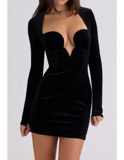 SIERRA PLUNGING MINI DRESS