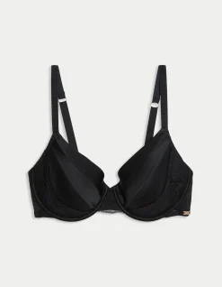 Silk & Lace Wired Full Cup Bra