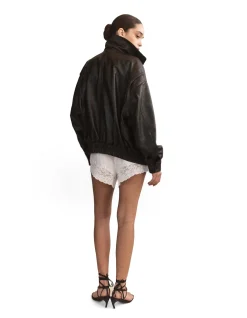 Silk Cotton Lace Shorts