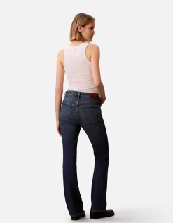 Skinny Boot Mid Rise Stretch Denim Jeans