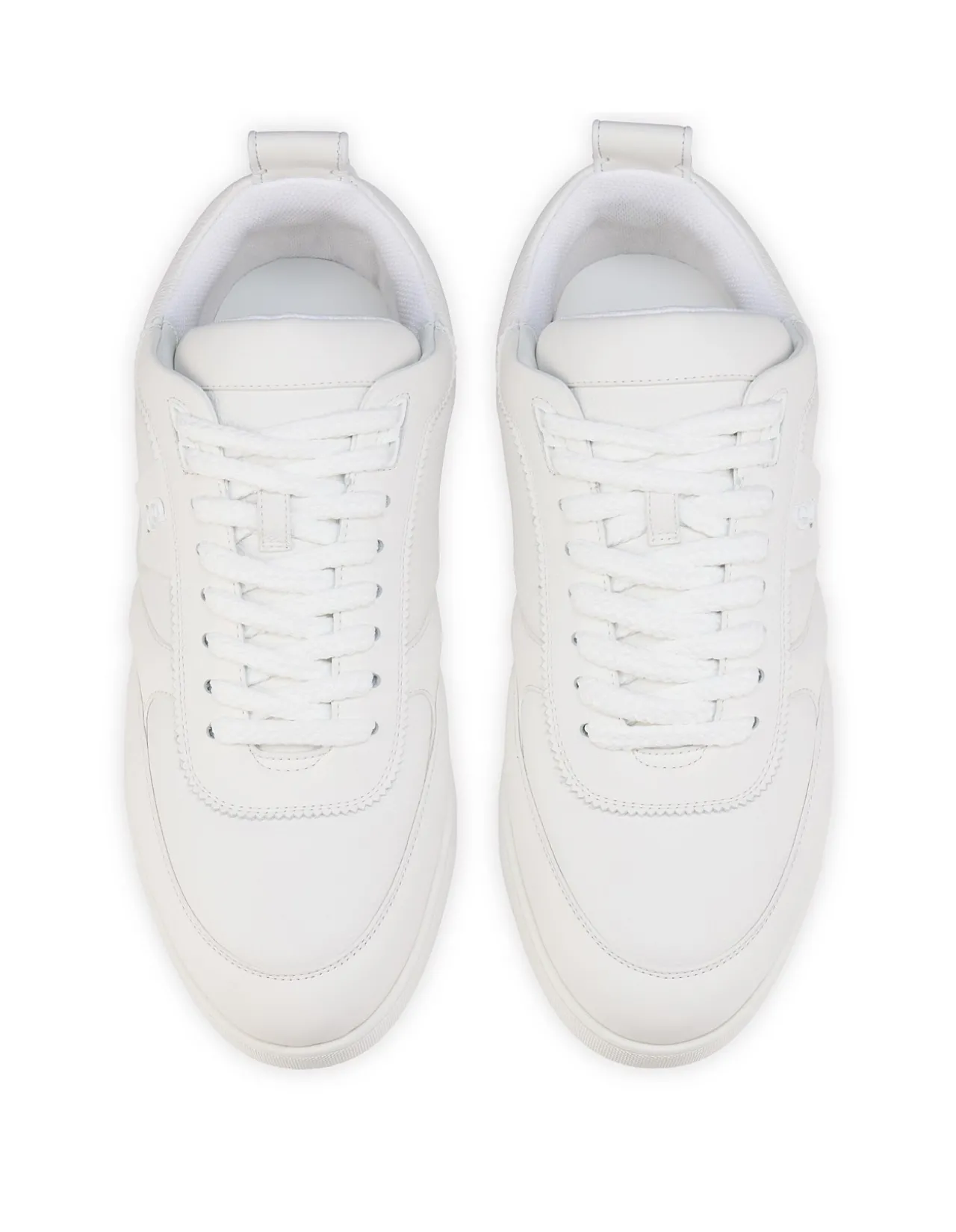 SK VI FLAT LEATHER PETIT GRAIN WHITE
