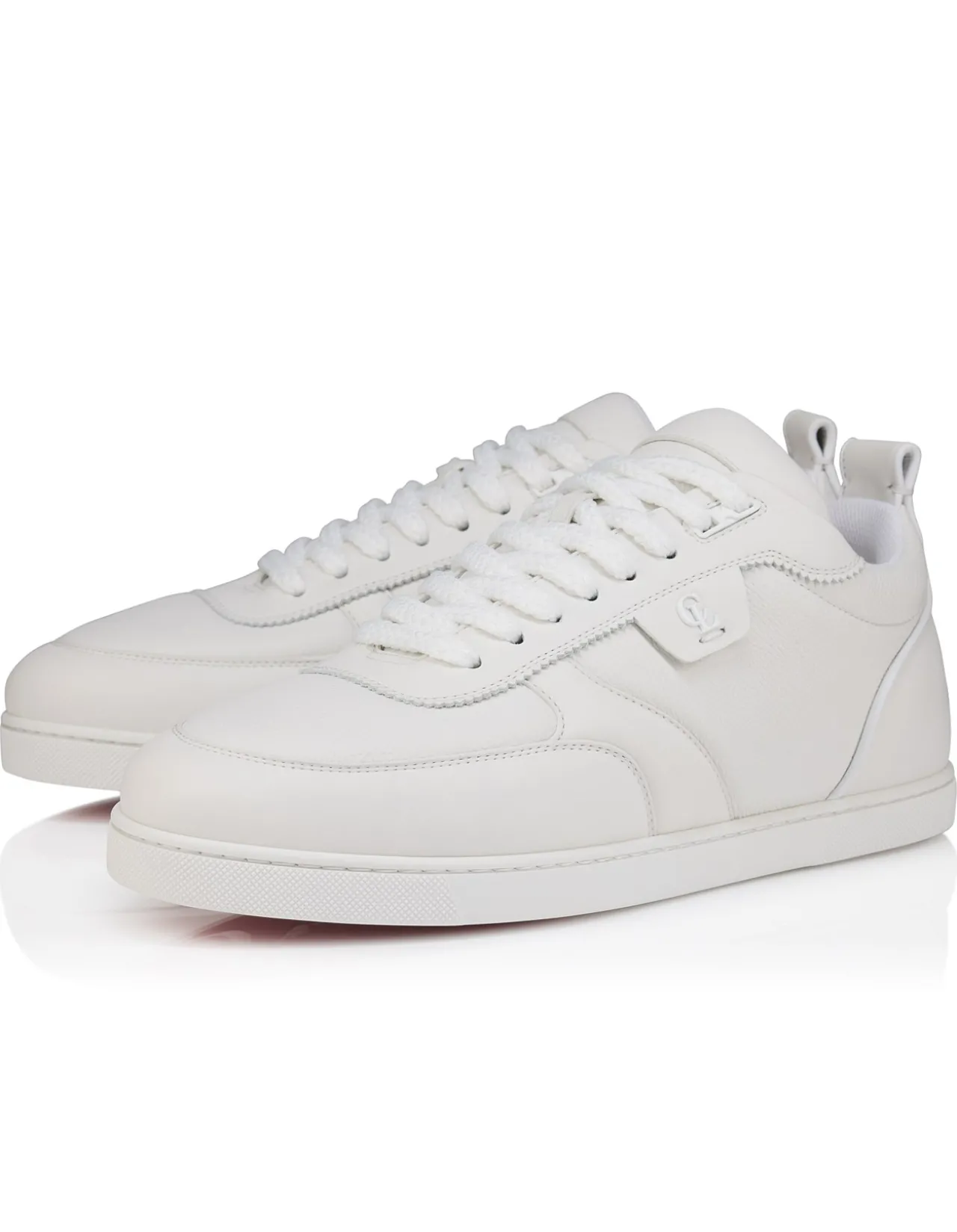 SK VI FLAT LEATHER PETIT GRAIN WHITE