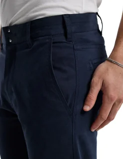 SLIM COTTON LYOCELL PANTS