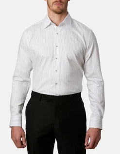 SLIM FIT DERBY DAY STRIPE SHIRT