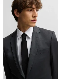 Slim-Fit Jacket in Virgin-Wool Serge