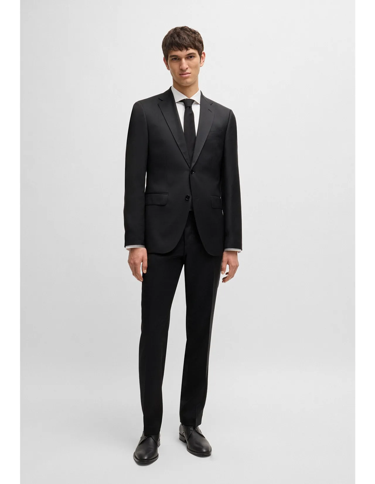 Slim-Fit Jacket in Virgin-Wool Serge