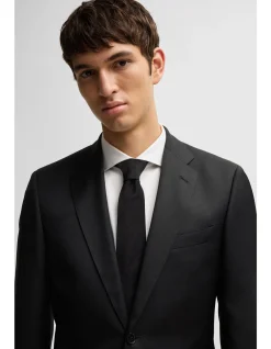 Slim-Fit Jacket in Virgin-Wool Serge