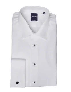 Slim Fit Marcella Peak Collar Stud Front Dinner Shirt