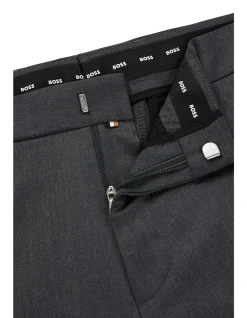 Slim-Fit Trousers in Virgin-Wool Serge
