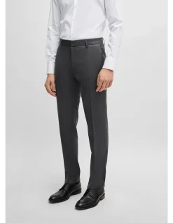 Slim-Fit Trousers in Virgin-Wool Serge