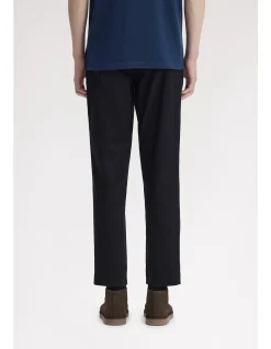 SLIM FIT TWILL TROUSERS